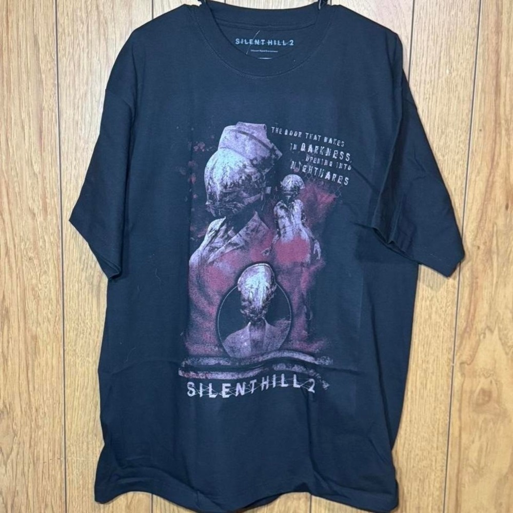 Black‎ Silent Hill 2 graphic tee Size XL NWT